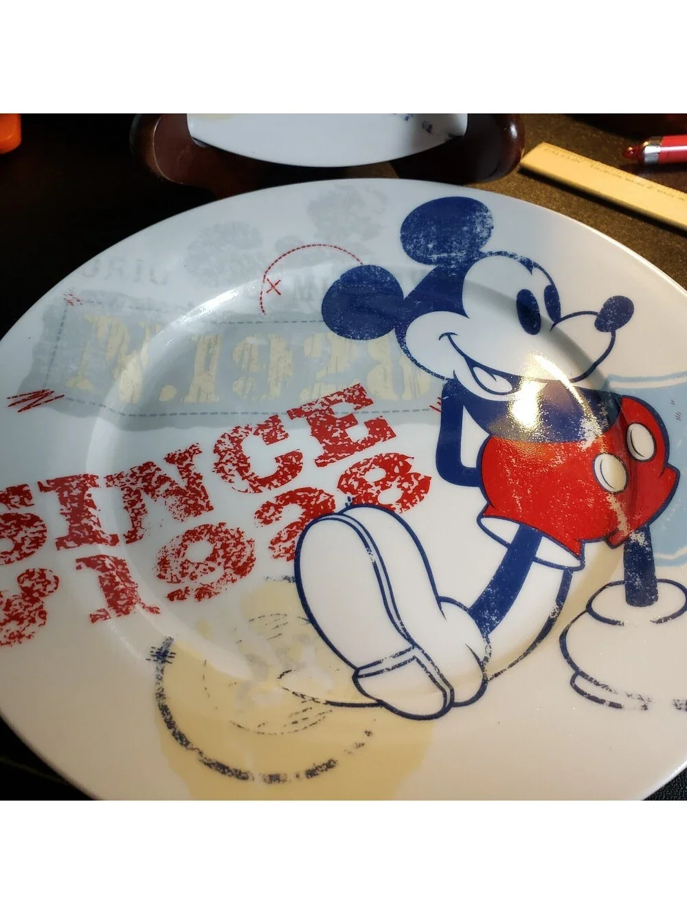 1928 DISNEY AMERICANA Salad Plate 8